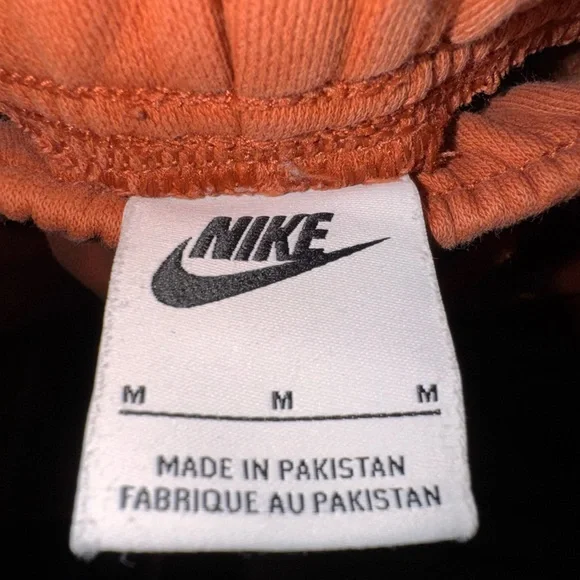 Nike Oversized Burnt Orange Sweatpants - Medium - Picture 6 of 7